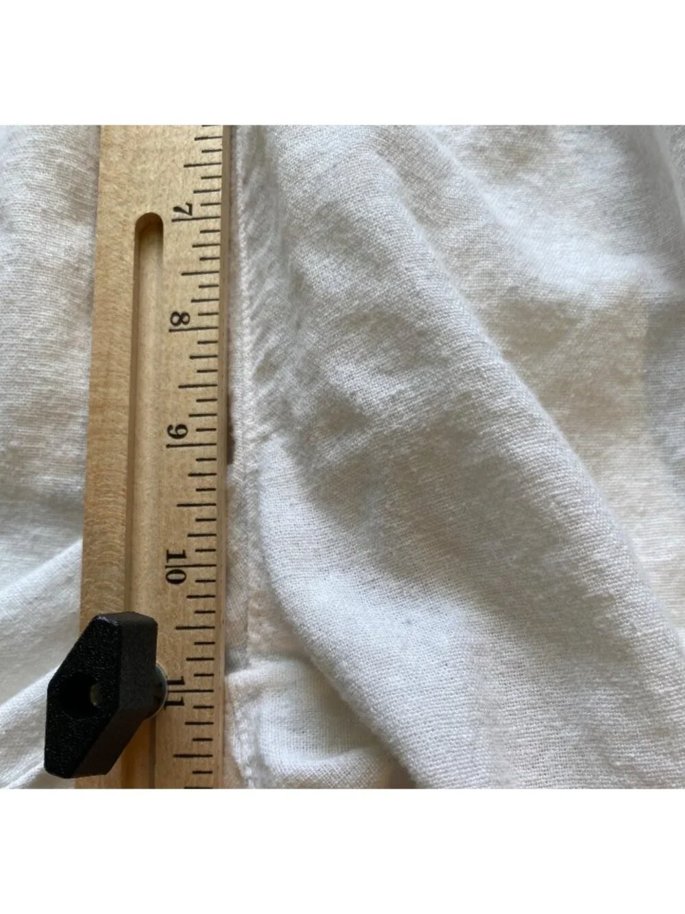 Old Navy Women’s S Off White Pants Linen Blend Wide-Leg Pull On Casual Comfy